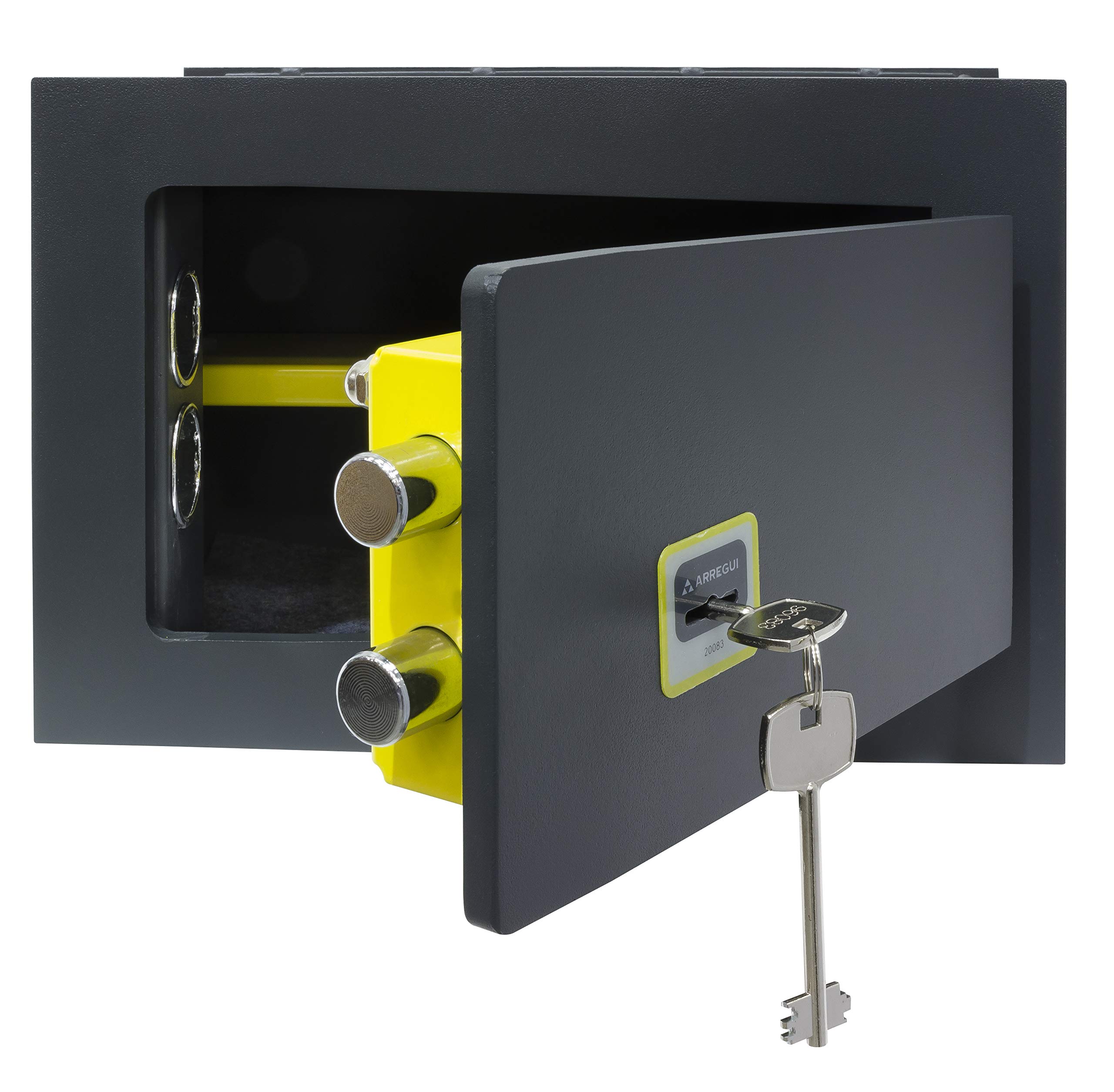 ARREGUI 281320 klucz do sejfu, idealny 10 mm, ciemnoszary, 10 l, 23 x 35 x 20 cm