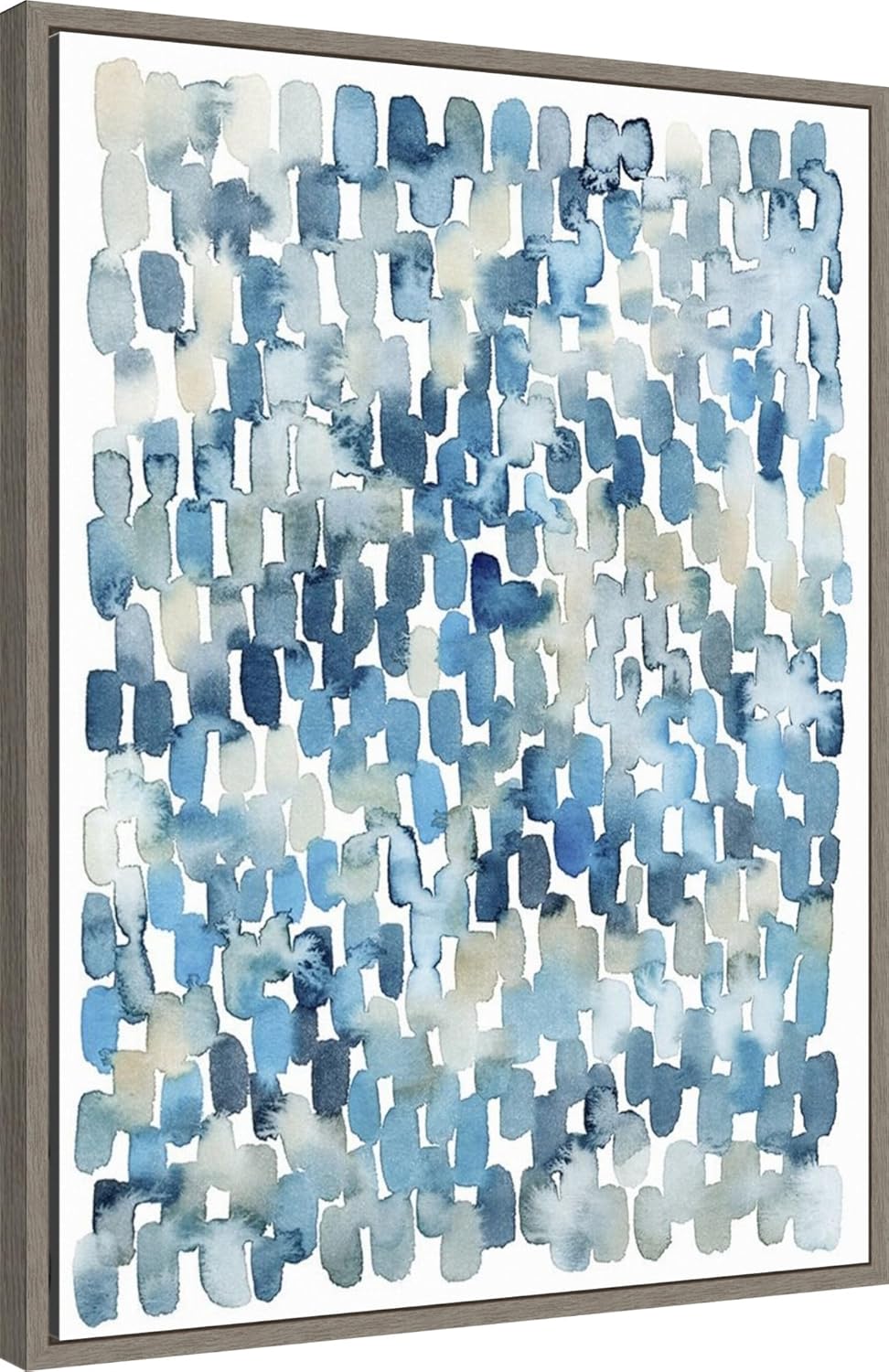 Amanti Art Framed Canvas Wall Art 30x23 Beach Wash IV by Grace Popp, Framed Wall Art Canvas, Abstract Artwork, Country Rustic Decor, Large Poster Painting for Living Room, Bedroom, Bathroom, Kitchen,