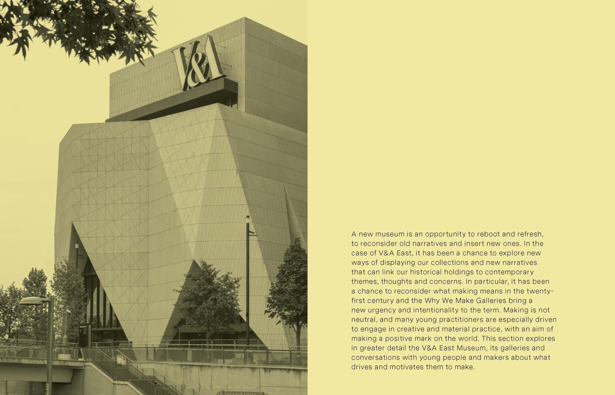 The Making of V&a East