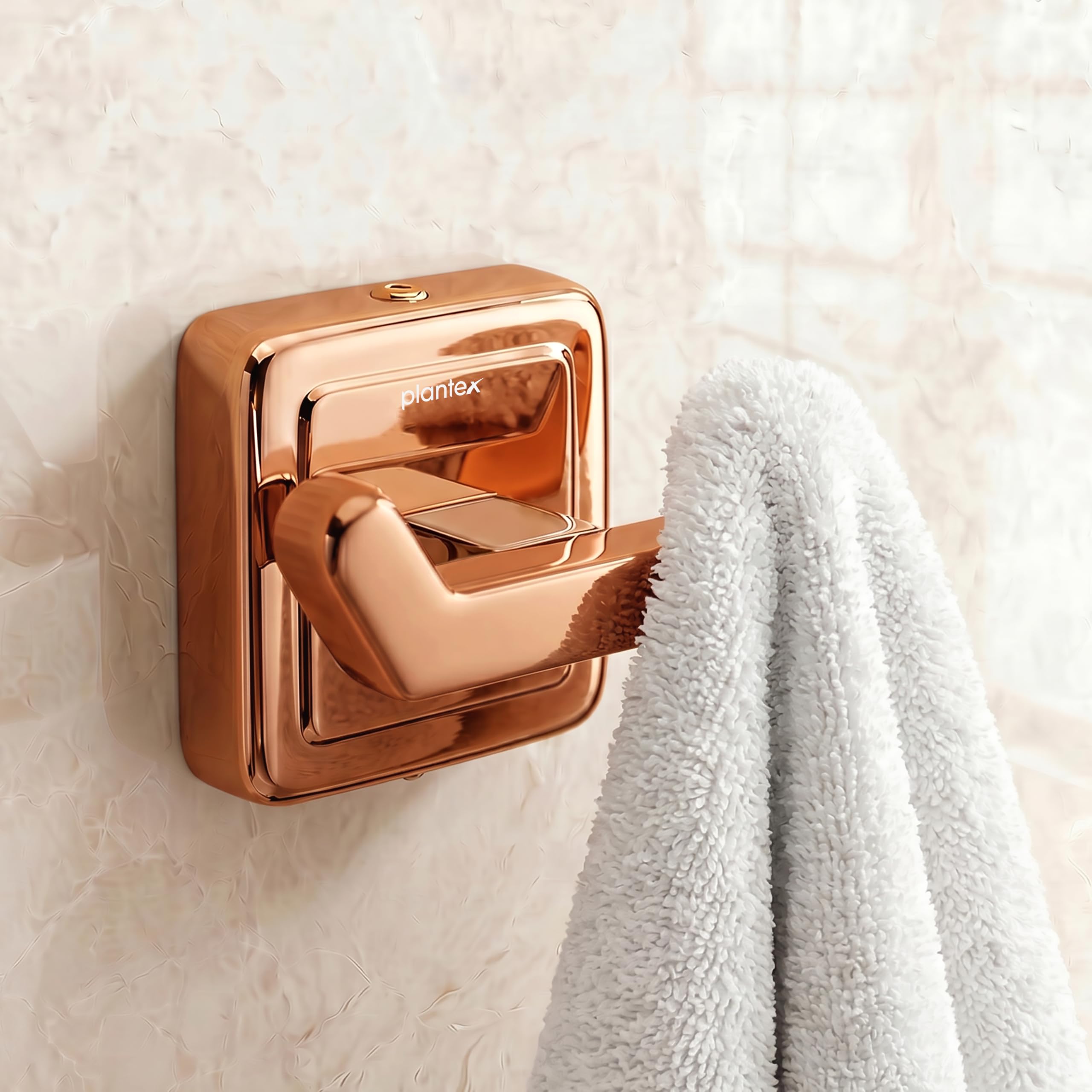 Plantex 304 Grade Stainless Steel Robe Hook/Hanger/Hook for Hanging Towel in Bathroom/Living Room - Decan (Rose Gold)-picture-19