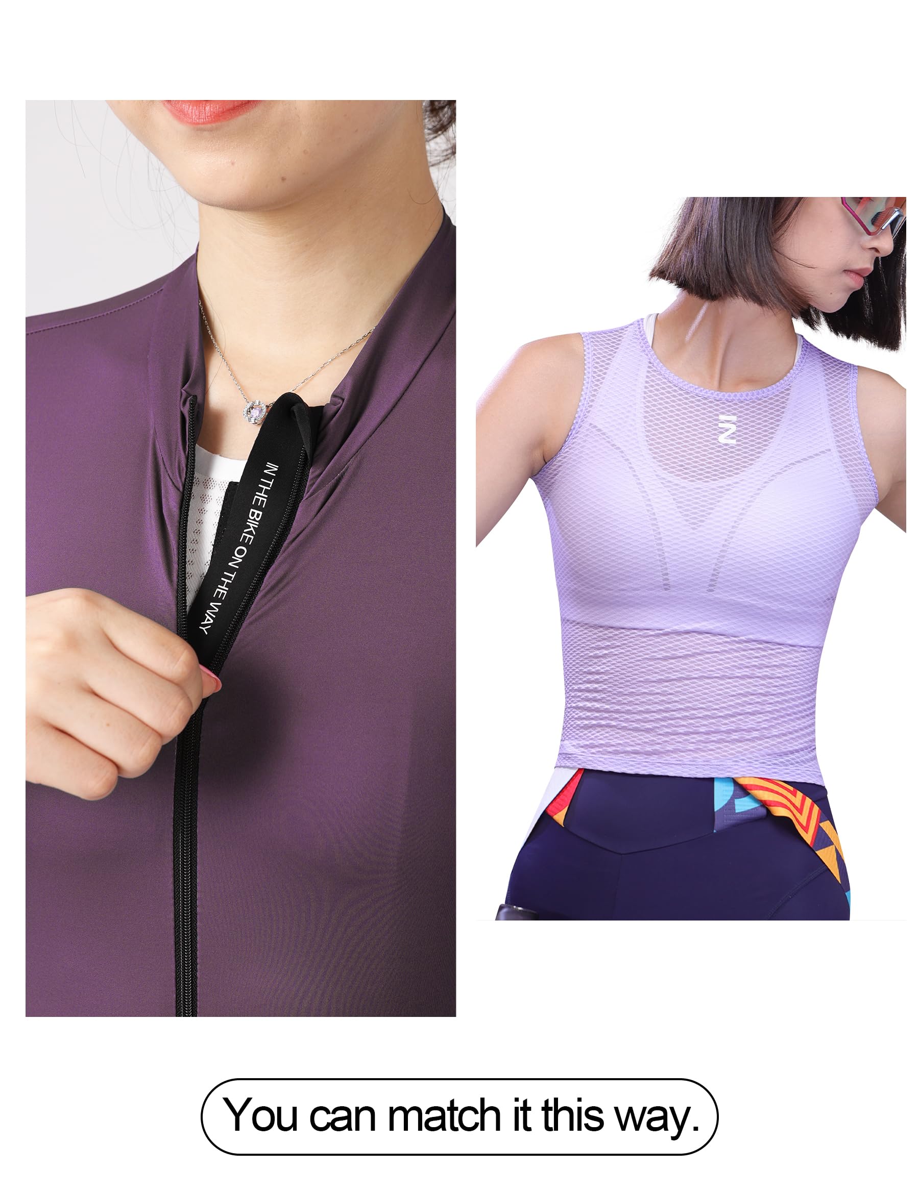 INBIKE Professionelles Fahrradtrikot für Frauen Eng Anliegend Atmungsaktiv Frühling/Sommer Radsport Bekleidung Mehrere Farben