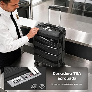 Kono Cabin Suitcase, Hand Luggage, Large Lightweight Portable Travel