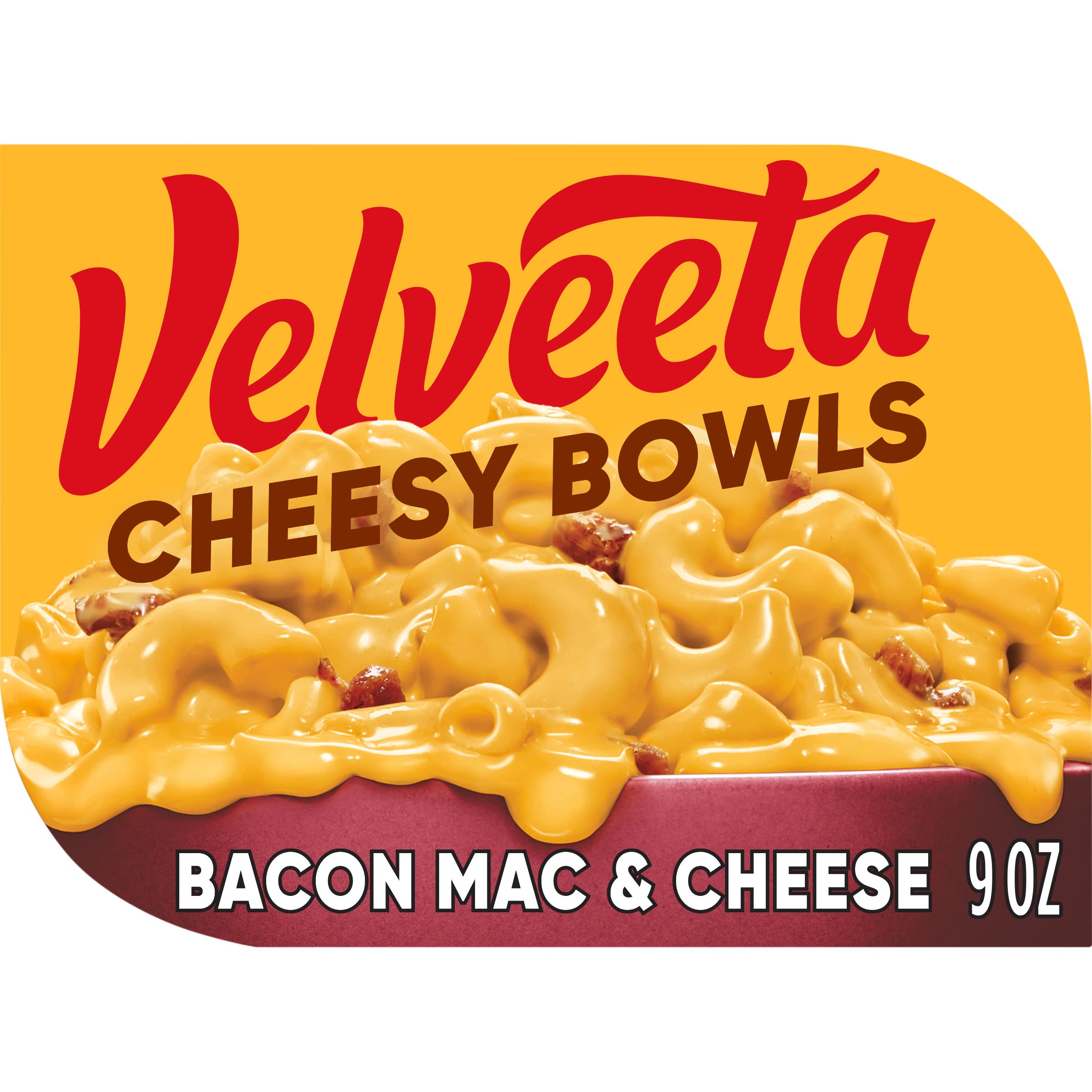 Velveeta Cheesy Bowls, Bacon Mac and Cheese, 9 oz