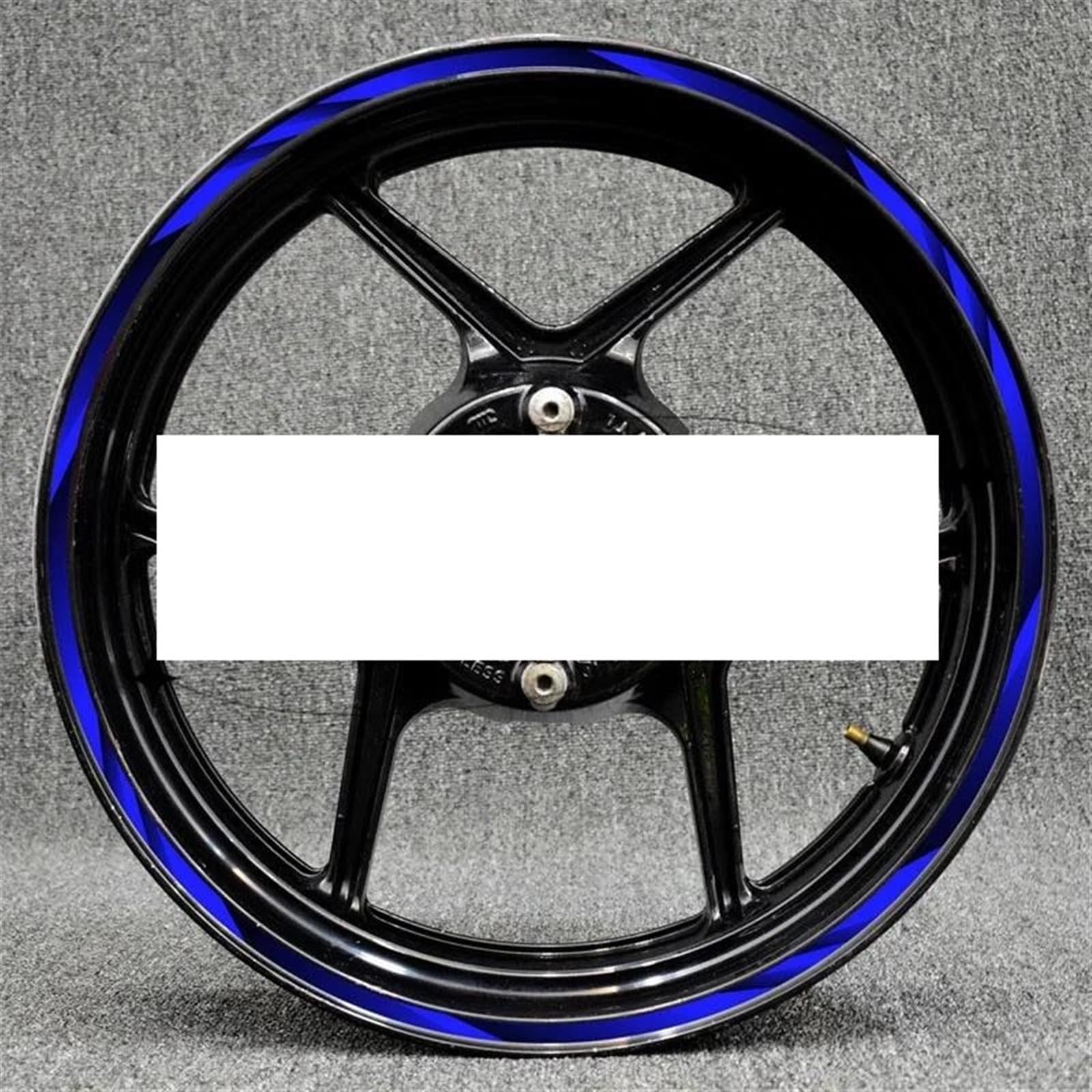 Motorcycle Wheel Stickers Reflective Decals Rims for Kawasaki ZR1200 ZR7S ZRX1100 ZRX1200(Style 1)