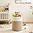 Artfeel Laundry Basket,Woven Cotton Rope Laundry Hamper,60L for Decor Storage of Dirty Clothes,Toys and Blankets in Bathroom,Baby Room and Living Room