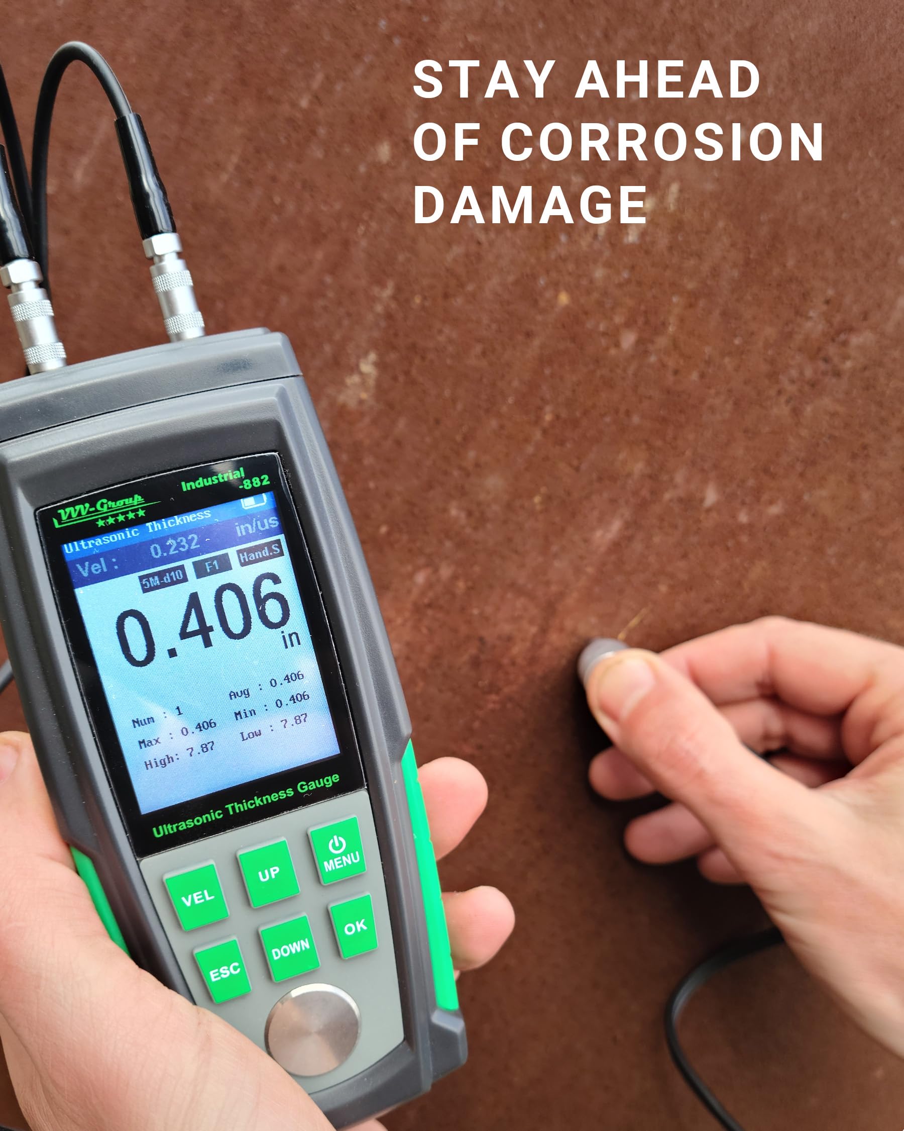 Ultrasonic Thickness Gauge - Metal Thickness Tester -7 Ultrasonic Thickness Gauge - Metal Thickness Tester -7