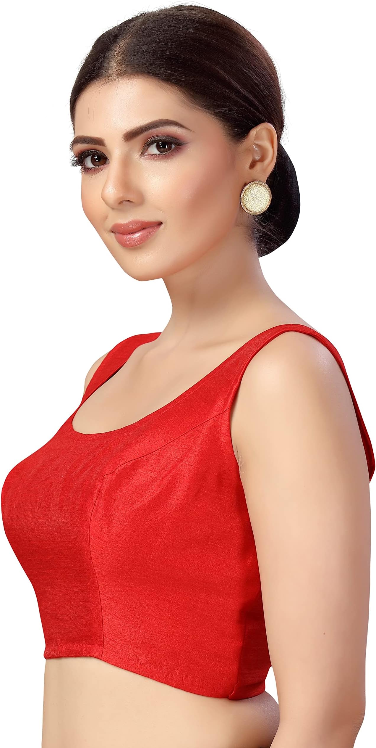 STUDIO ShringaarReadymade Art Women's Sleeveless Silk Blouse