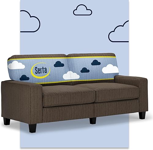 Miniatura 25 de Serta Palisades Sofás Tapizados para Sala, Sofá de Diseño Moderno, Tela, Bronceado Beige Bronceado,Beige,Marrón,Alforfón Beige,Marrón (Chestnut