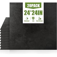 RORA 24x24 Inch Peel and Stick Floor Tile 20-Pack Waterproof Vinyl