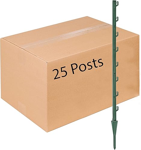 Fi-Shock P-30G poste para valla de jardín 30 pulgadas verde 25 unidades