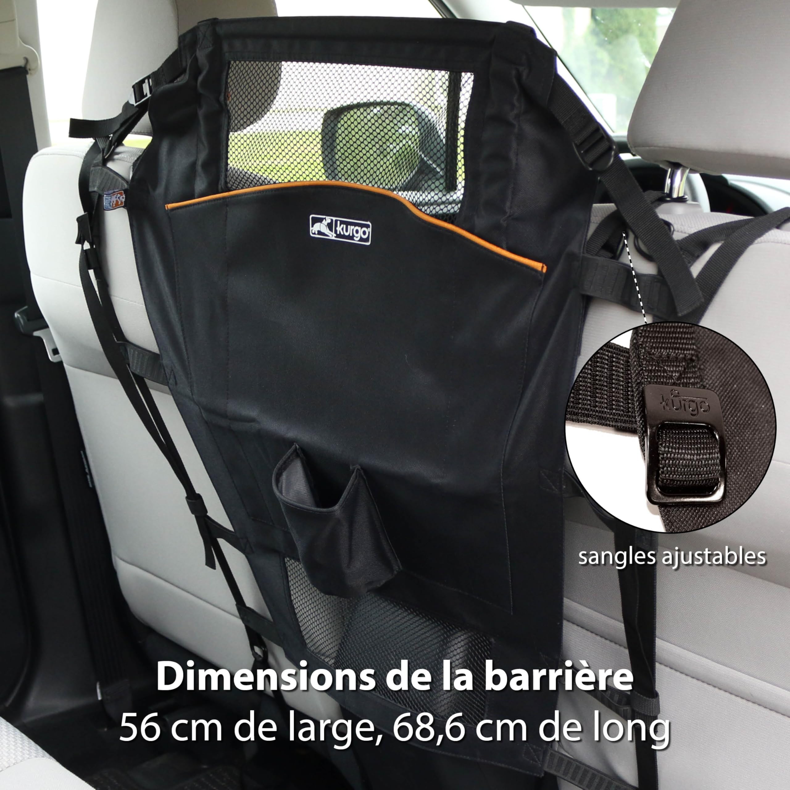 Kurgo Barrière de Siège Arrière