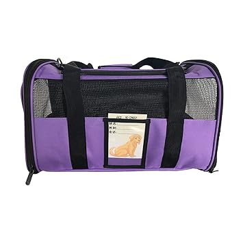 Street27 Pet Dog Carrier Backpack Pet Carrier Bag Cat Dog Travel Backpack Purple