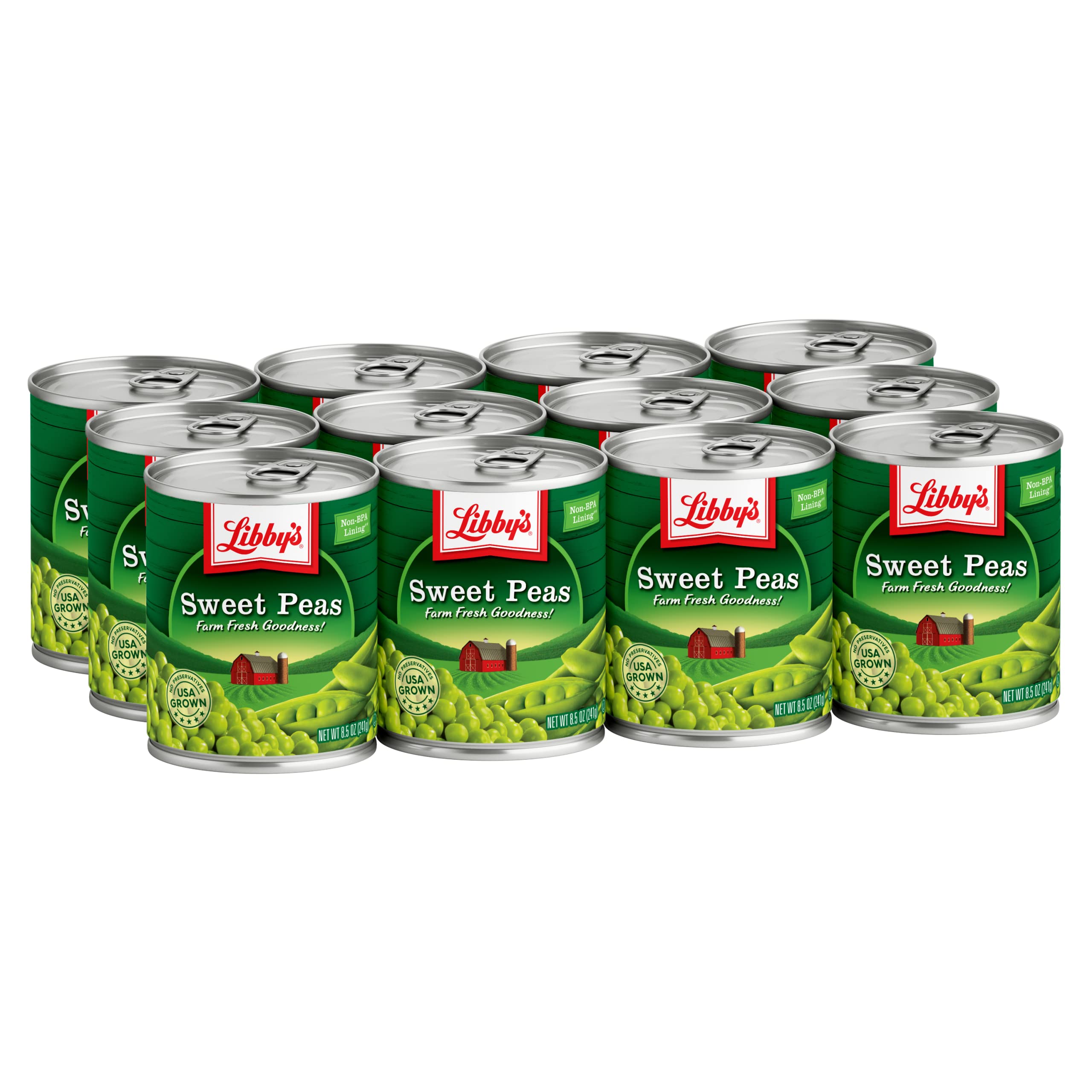 Libby's Sweet Peas, 8.5 Ounces (Pack of 12)