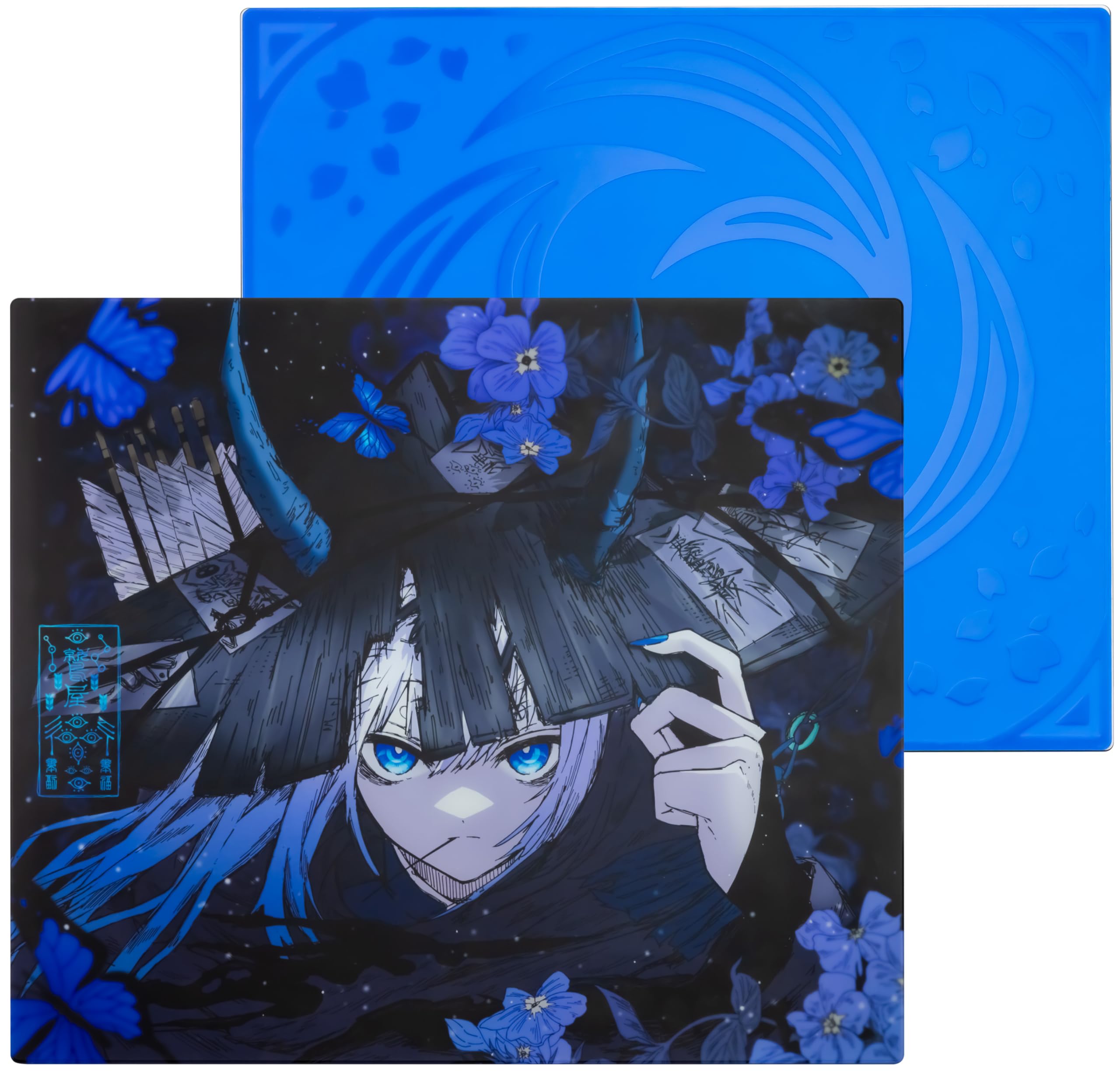 [新品未開封]嵐玉 マウスパッド ブルー系 イラスト　即日発送 Amazon.co.jp: AbyssGaming 嵐玉 ゲーミングガラスマウスパッド プロ