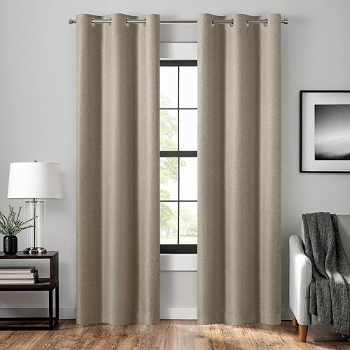 Miniatura 9 de Eclipse Cannes Magnitech - Cortina 100 % opaca con dobladillo para barra, cierre magnético sin costuras para dormitorio, sala de estar o guardería,