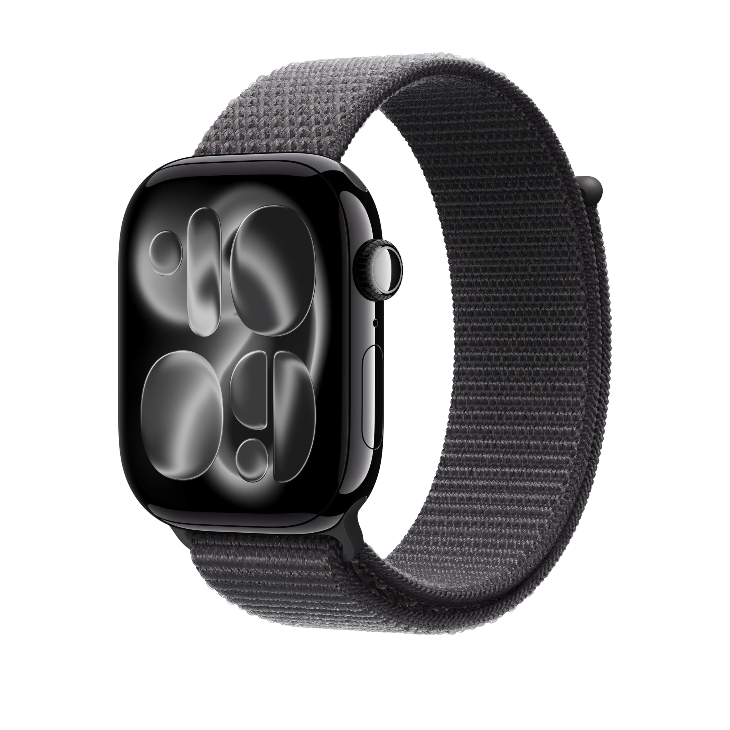 Apple Watch Band - Sport Loop - 46 mm - Grigio scuro - Misura unica (adatta alla maggior parte dei polsi)