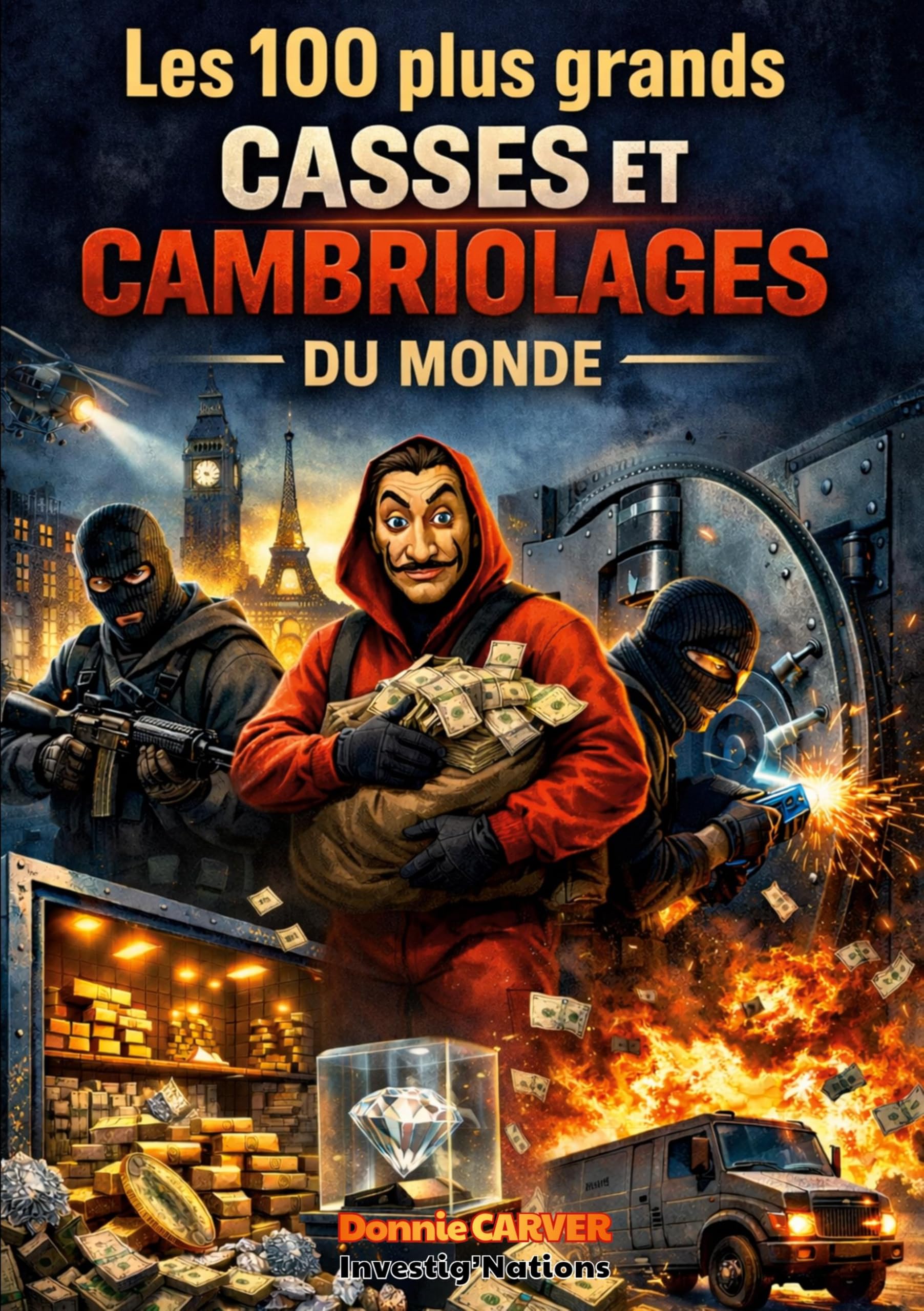 Les 100 plus grands casses et cambriolages du monde: Braquages spectaculaires, vols de légende et coups audacieux qui ont marqué l'histoire