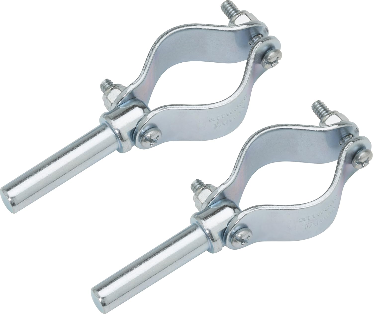 Attwood 9146-6 Zinc-Plated Steel Row Boat Deck Oar Lock, Set of 2