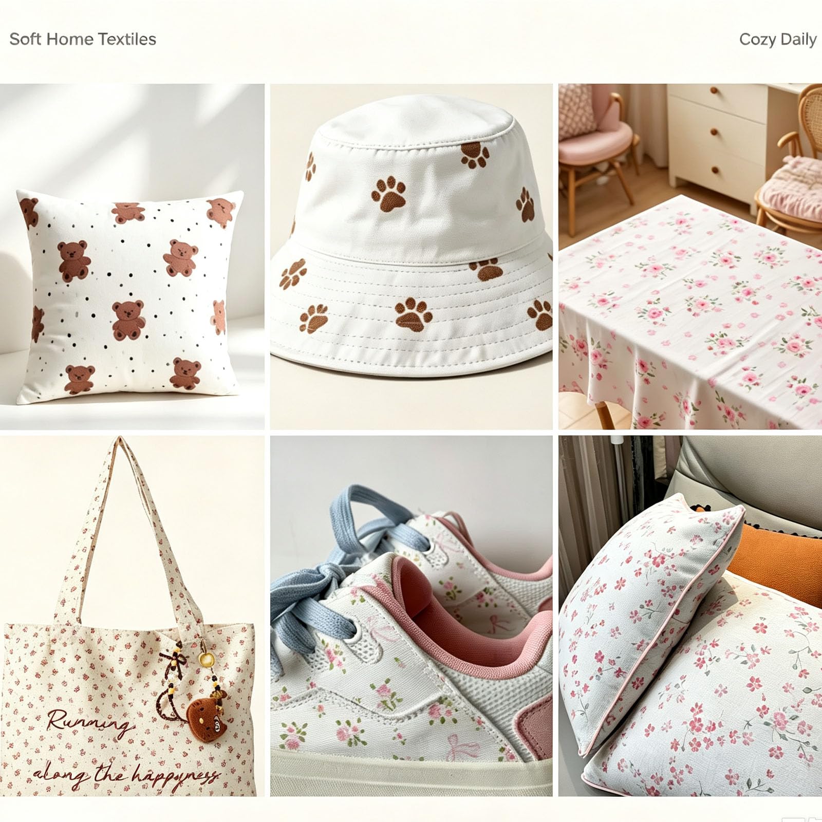 Tessuto di cotone per bambini, 100 x 235 cm, al metro, per cucire, fiori