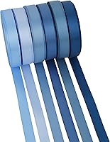 Vista 14 de MAYREEL - Cinta de oro rosa de 3/8 pulgadas, cinta delgada rosa polvoriento para manualidades del Día de San Valentín, ramo de boda, 6 rollos, 10