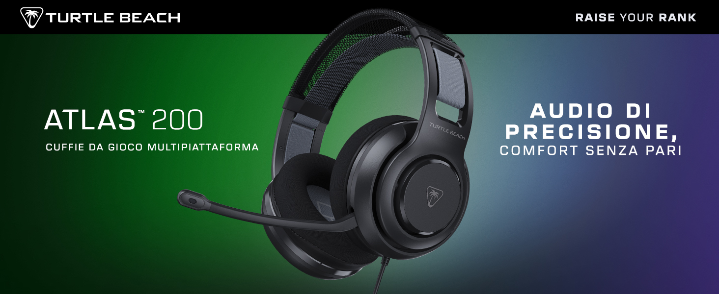 Cuffie Turtle Beach Atlas Air Wireless Open Back – Ricondizionate, Nere. Funzionano Via Bluetooth (senza Chiavetta USB)