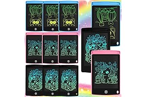 12-Pack Colorful LCD Writing Tablets for Kids