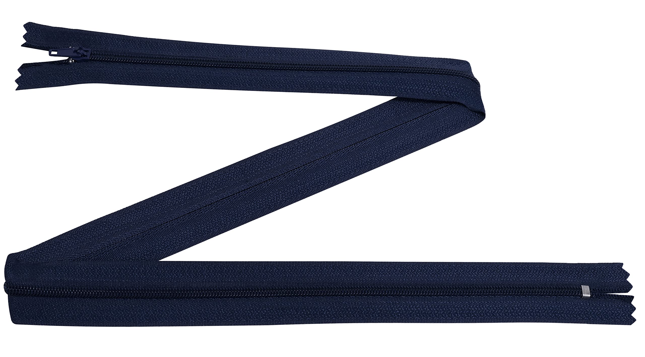 Set 6 Cerniere Lampo A Spirale N°5 65 Cm Separabili In Blu Con Cursori Decorativi In Metallo – Per Abbigliamento E Accessori Fai-da-te