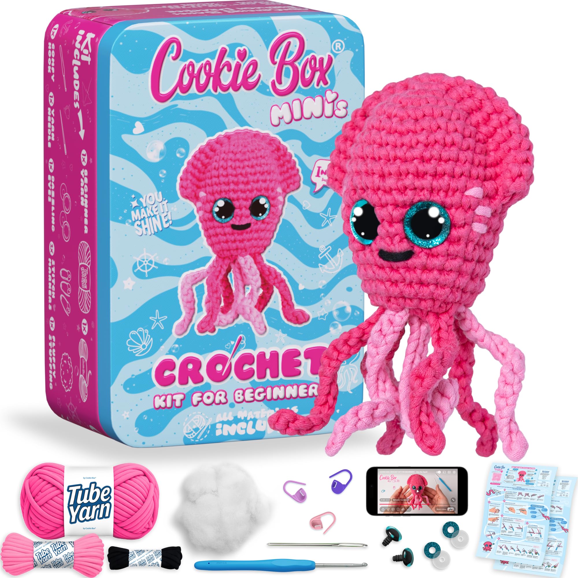 Crochet Turtle Hugo Kit - Beginner Amigurumi -11