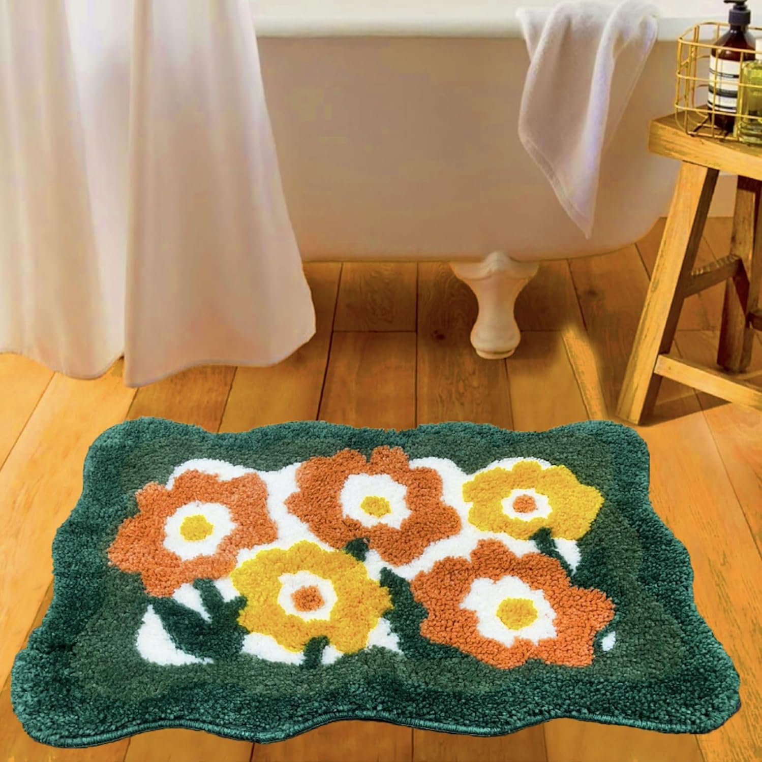 Amazon Brand – Solimo Microfiber 2000 GSM Sunflower Meadow B…