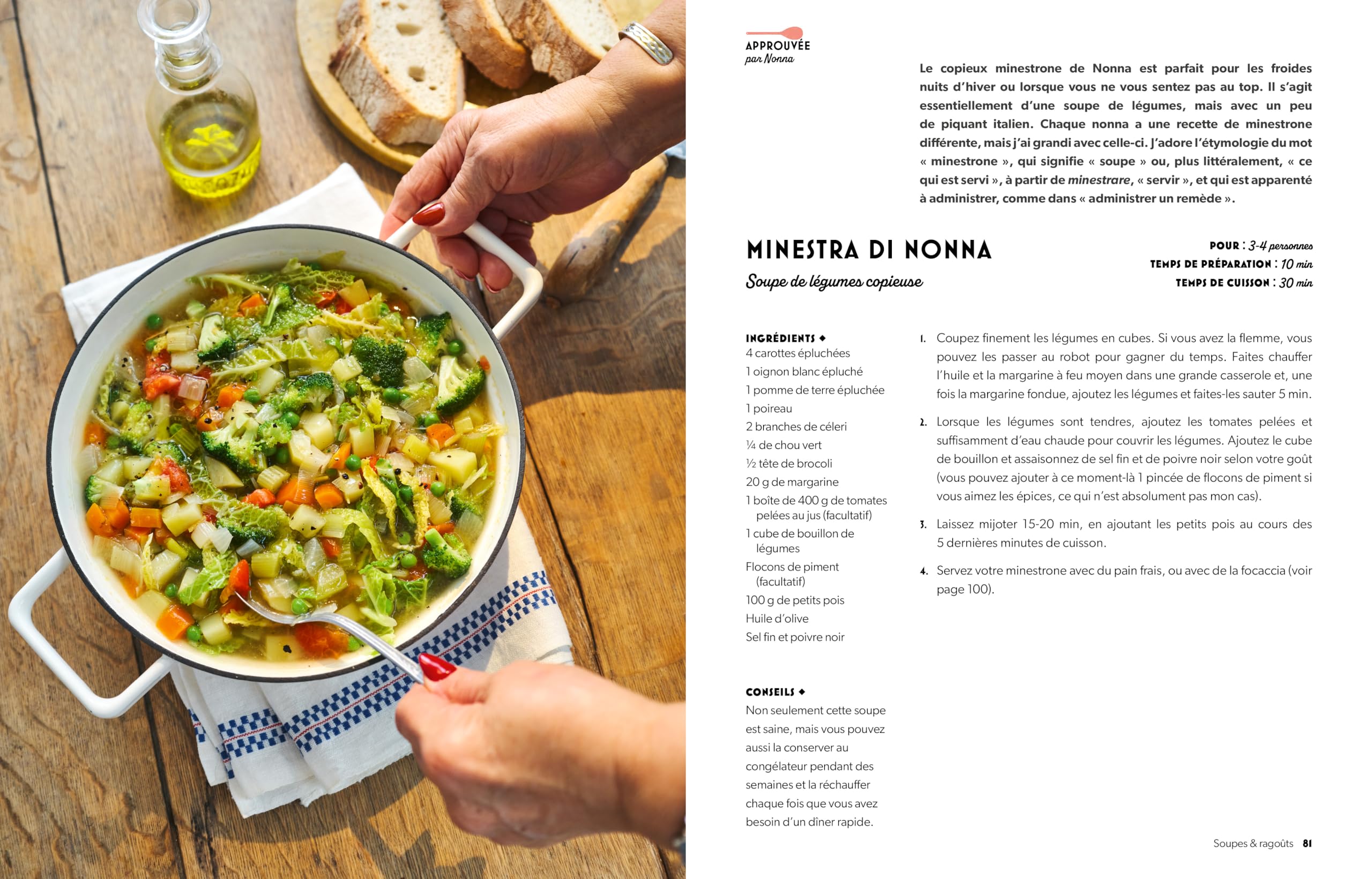 Cucina della Nonna: Les grands classiques de la cuisine italienne en version végétale