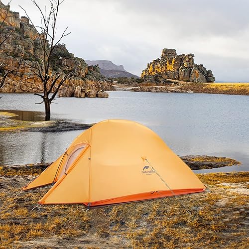 Miniatura 8 de Naturehike Cloud-Up - Tienda de campaña para 2 personas, tienda de campaña ligera para mochileros con huella, ultraligera de pie, para acampar y