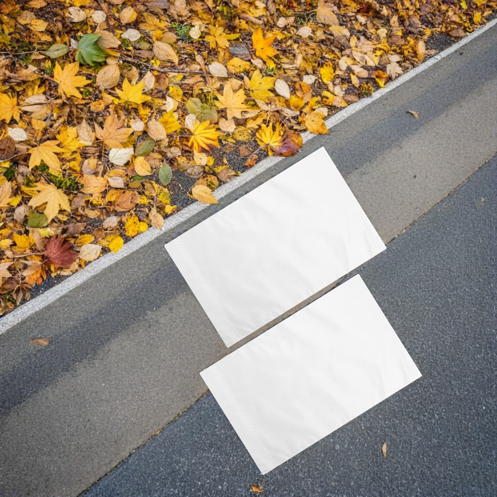 8 Bandiere da Giardino Bianche in Poliestere 30X45 CM per Esterni Striscioni Vuoti per Prato e Cortile Decorazioni Fai da Te Resistenti a Vento e Pioggia per Patio e Giardino