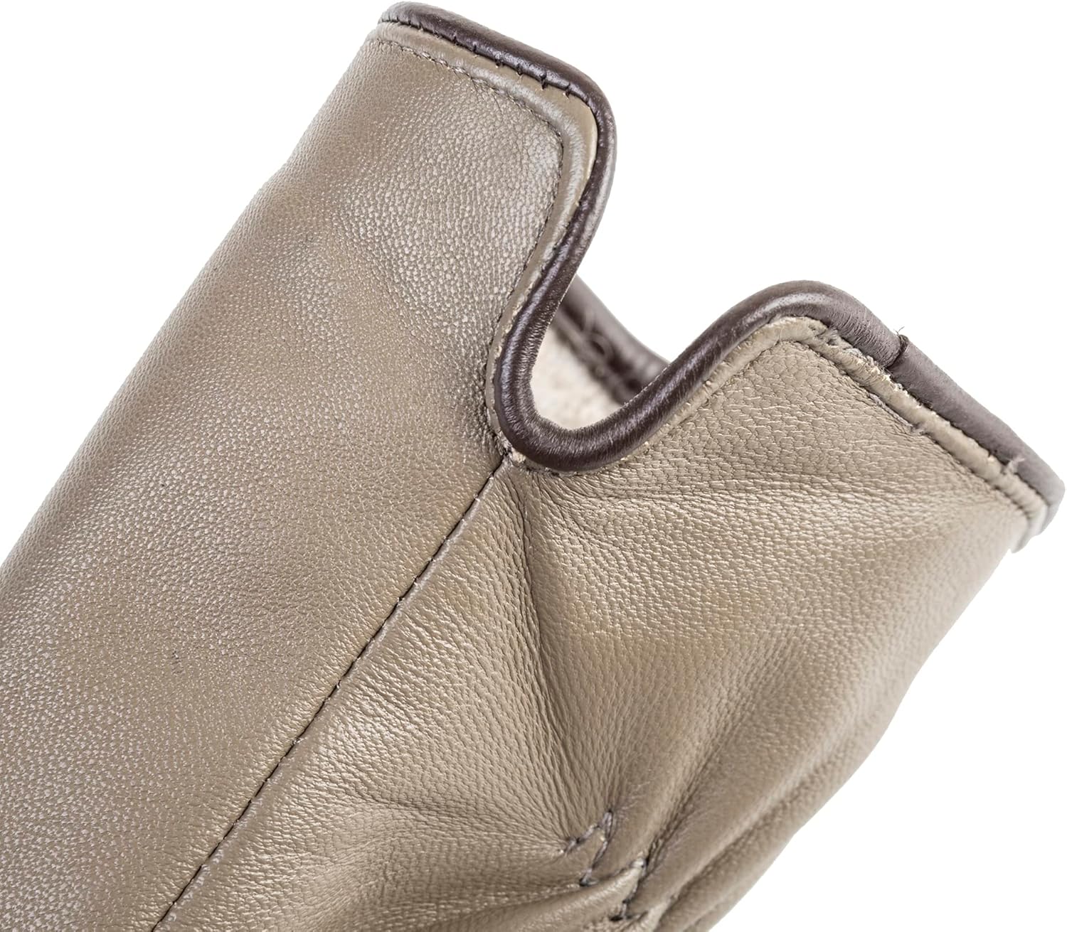 Winter Fashion Leather Gloves for Women, Warm Cashmere Lining Touchscreen Texting Driving Dress Gloves - Image 6