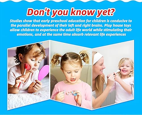 Miniatura 2 de Disne Frozen - Juego de maquillaje para niñas equipaje de belleza 3 en 1 con accesorios de moda, hecho de material ABS seguro, juguete de princesa