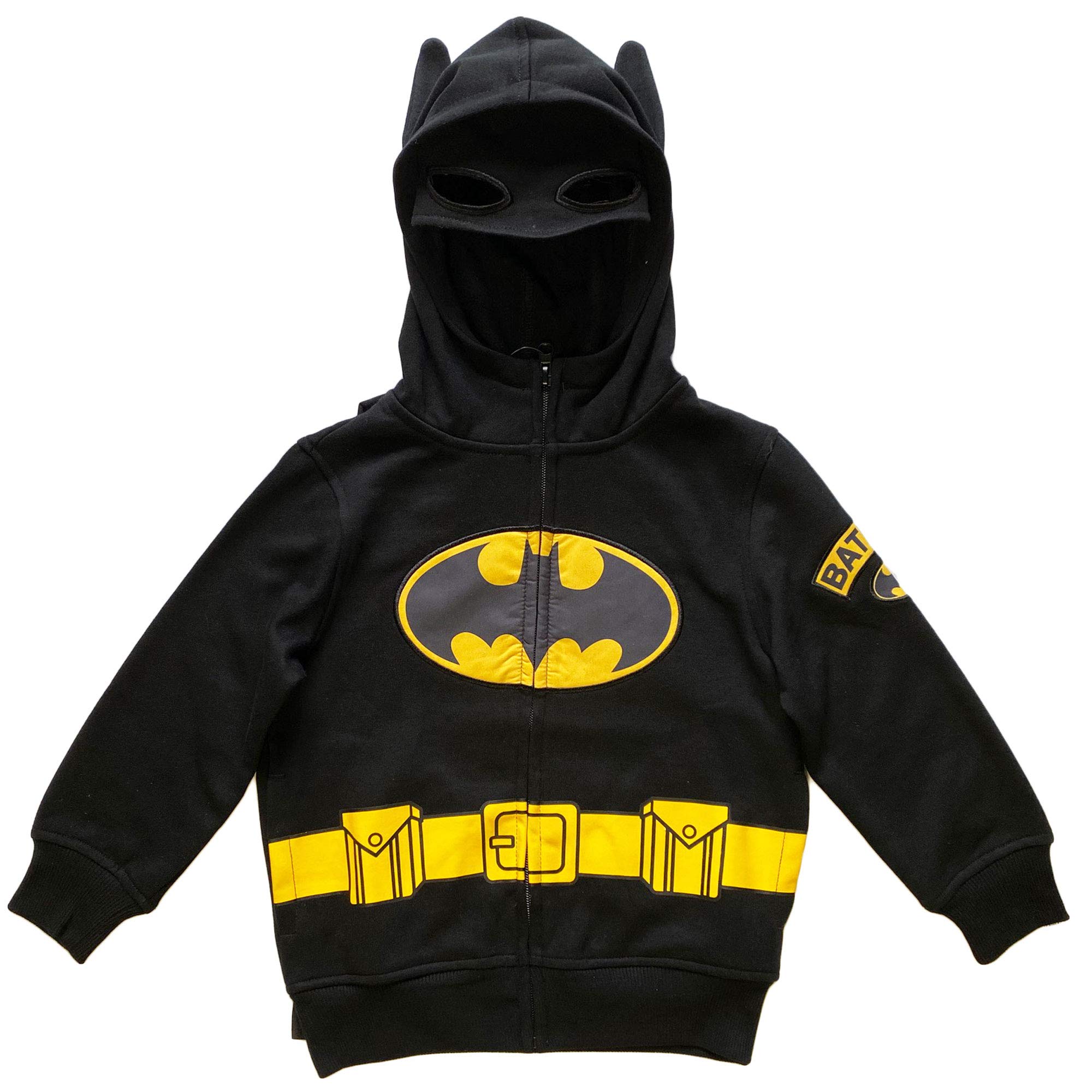 Amazon.com: DC Batman Little Boys Zip Hoodie (7, Black) : Clothing