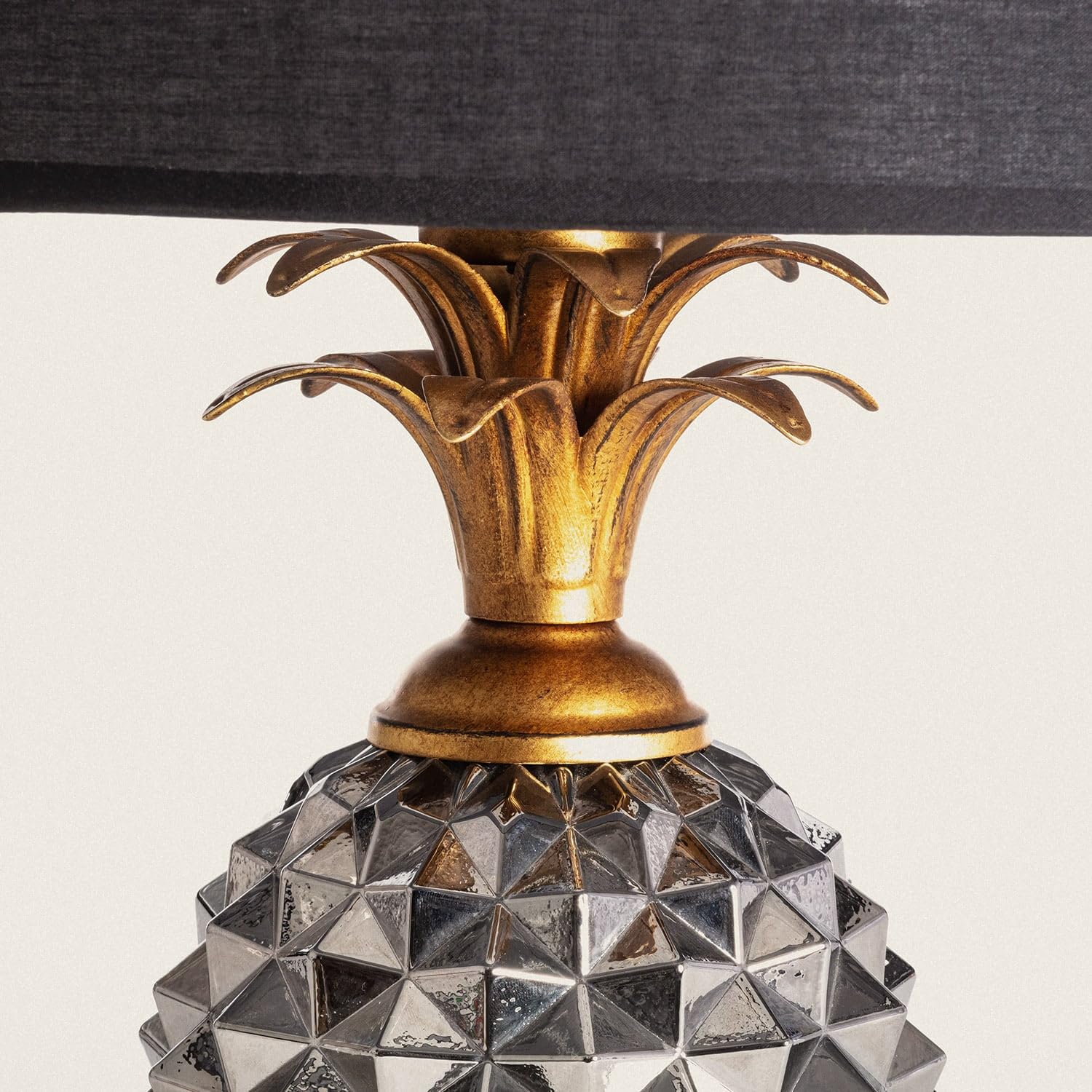 LEDKIA LIGHTING Lampe à Poser Métal et Textile Samoa Noir