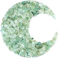 Vista 4 de ZAICUS - Chips de cristal de jade verde a granel, regalo de San Valentín, cristal curativo natural de forma irregular, piedra triturada Reik, chips