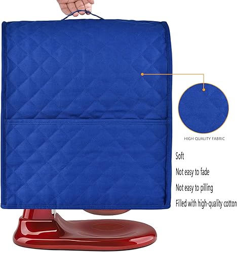 Miniatura 2 de Funda para batidora de pie compatible con mezcladora Kitchenaid, se adapta a todos los modelos de cabezal inclinable y elevador de tazón, la tela es