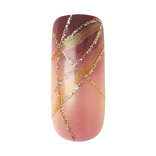 Miniatura 4 de KISS Gold Finger Posh Queen Gel Glam - Cubierta Completa para Uñas