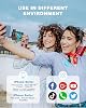 iPhone ile Uyumlu Kablosuz Yaka Mikrofon, Telefon Video Kaydı için Yaka Klipsli Mikrofon TikTok YouTube Canlı Yayın Vlog (Uygulama/Bluetooth Gerekmez)