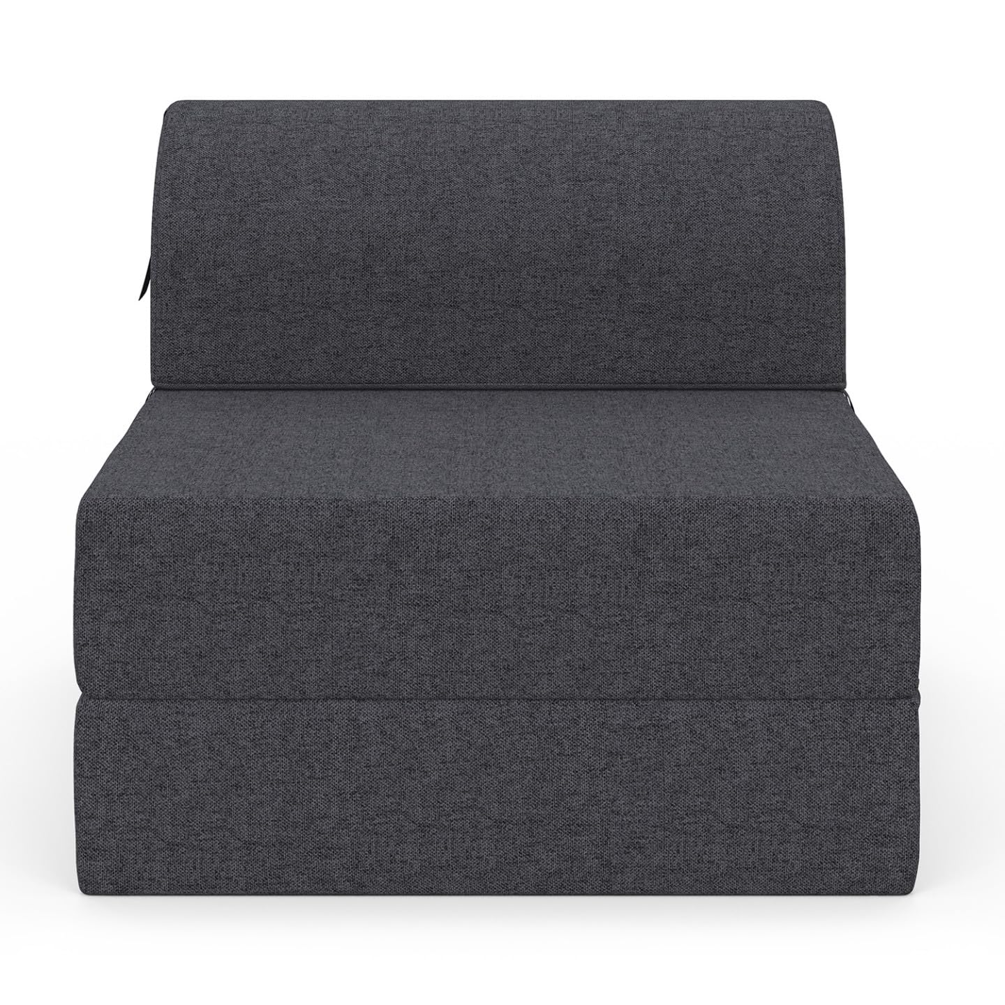 IDMarket - Chauffeuse Paloma en Tissu Gris Anthracite