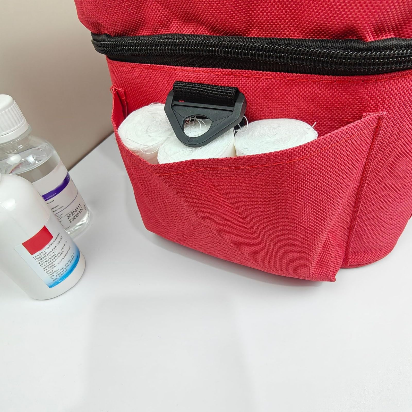 Portable kit Premier Secours, Grande Capacité Trousse Medicaments Voyage, Sac Familial de Rangement pour Médicaments, Organisateur de Premiers Secours, pour Maison,Voyages,l'école et la Camping