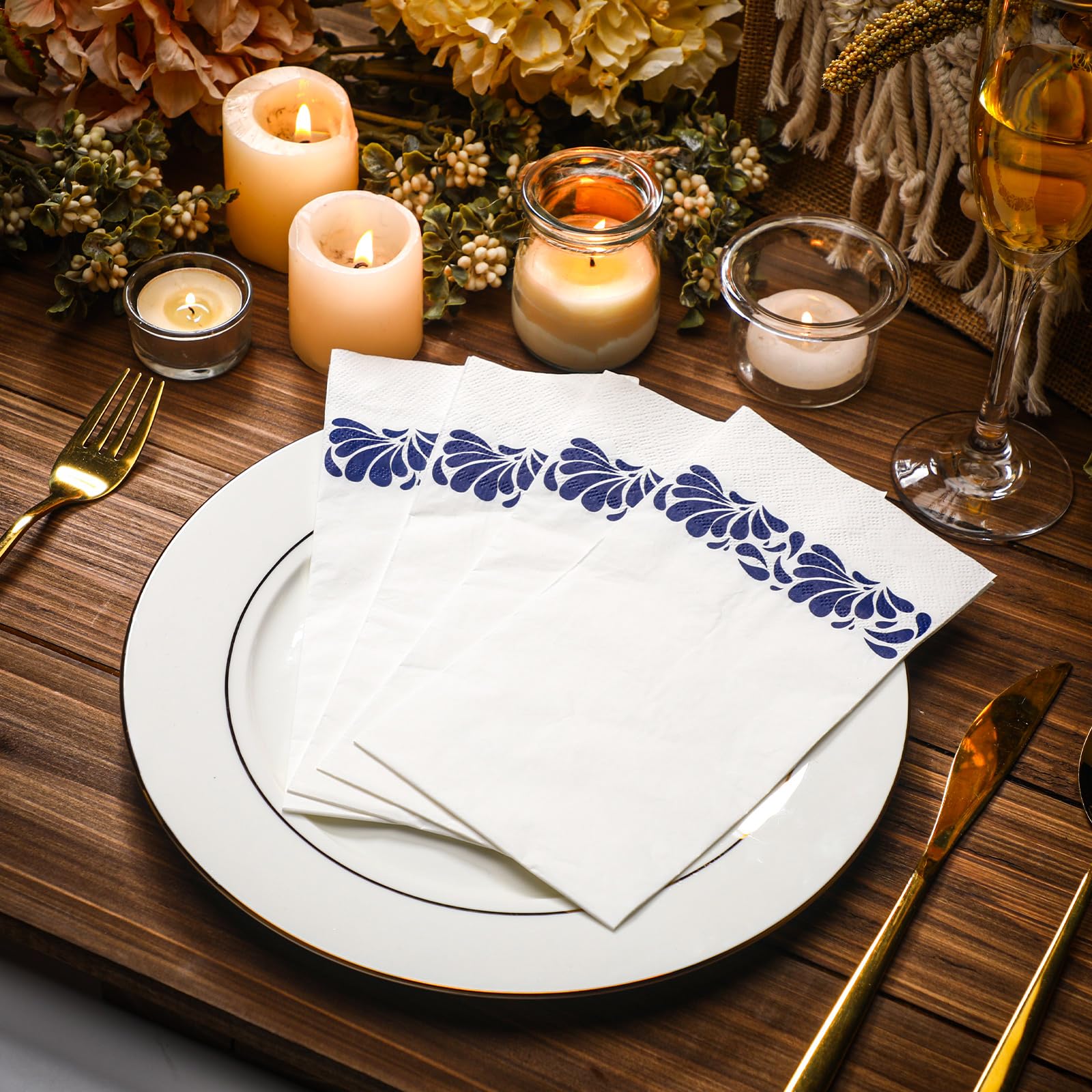 Cielito Lindo - Confezione da 200 tovaglioli di carta usa e getta per feste, motivo: Barro messicano, per feste di compleanno e feste di compleanno (bianco, stile luminoso)