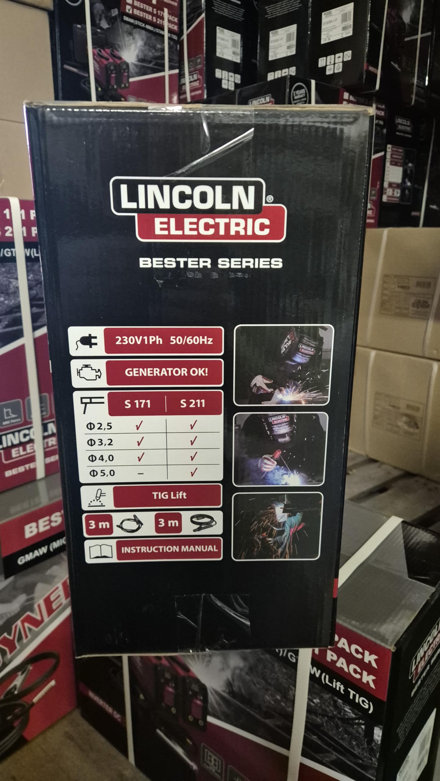 Spawarka inwertorowa MMA Lincoln Electric Bester S 171 w walizce