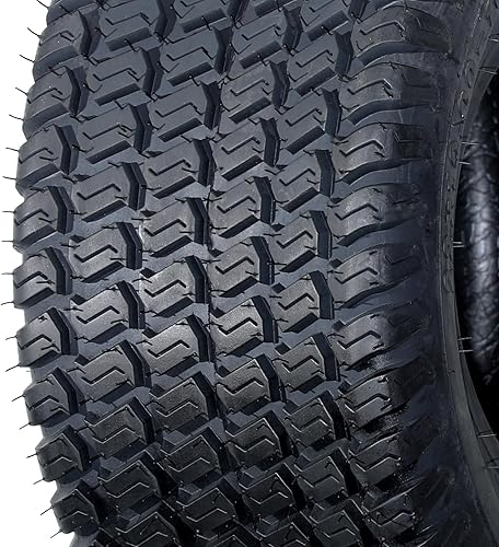 Vista 44 de MOTORHOT Neumáticos para cortacésped de 15 x 6.00-6 de 4 capas para tractor de césped y jardín, neumáticos para carrito de golf, sin cámara, 15 x