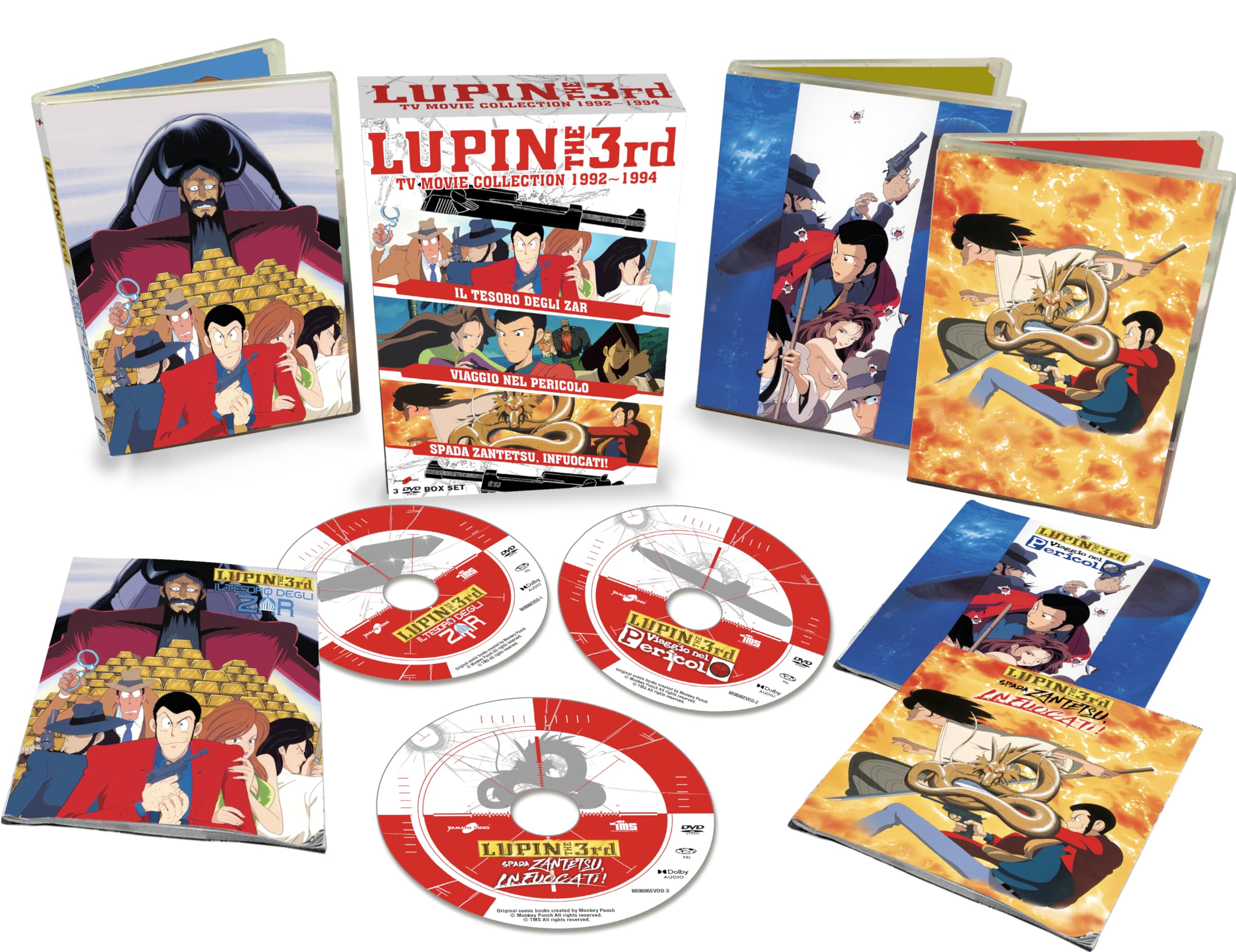 Lupin III - Tv Movie Coll. "1992-1994" (3 Dvd)