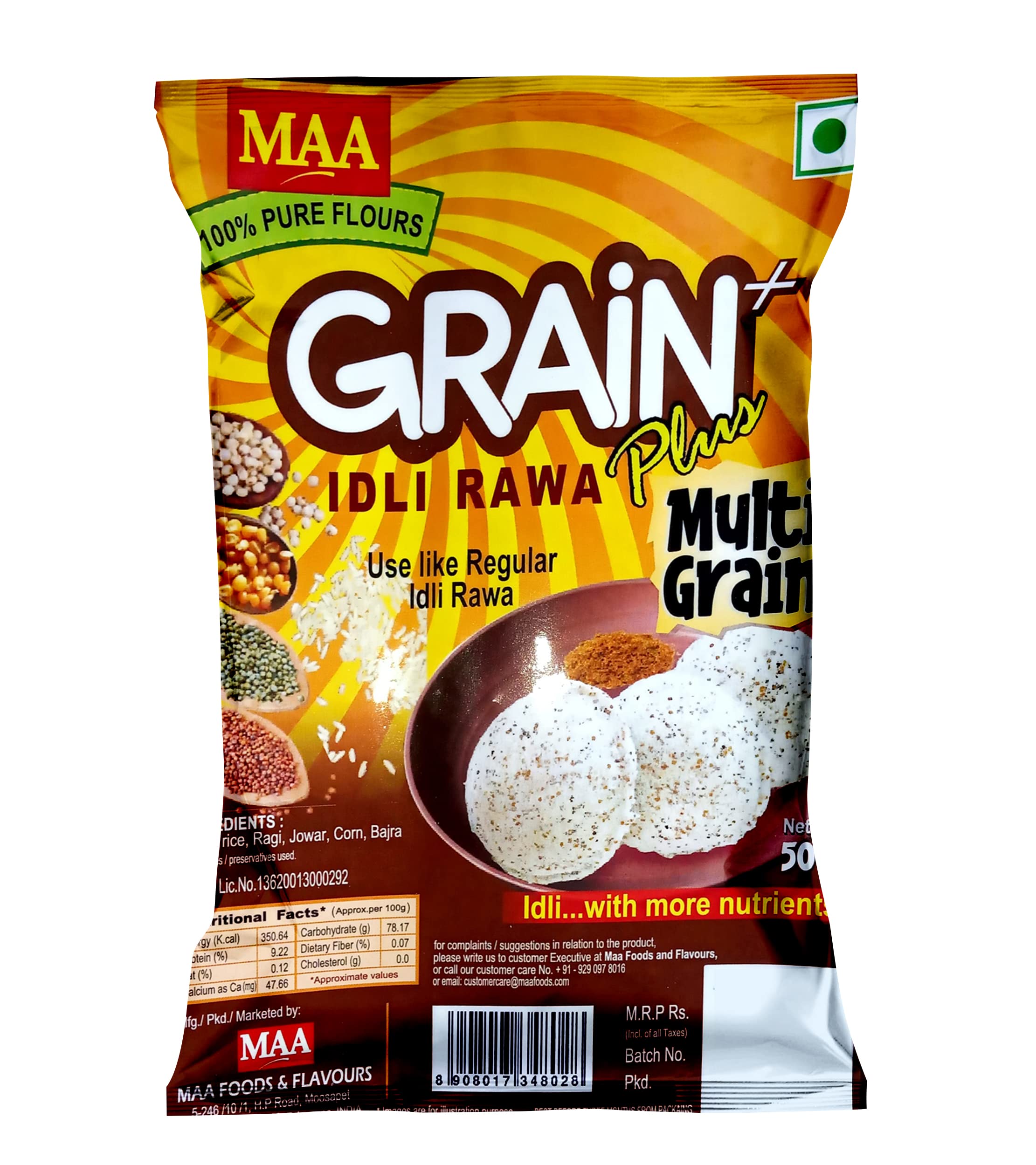 MAA Grain Plus Multi Grain Idly Rawa 2Kg (B09X1WQPCS) Amazon Price History, Amazon Price Tracker