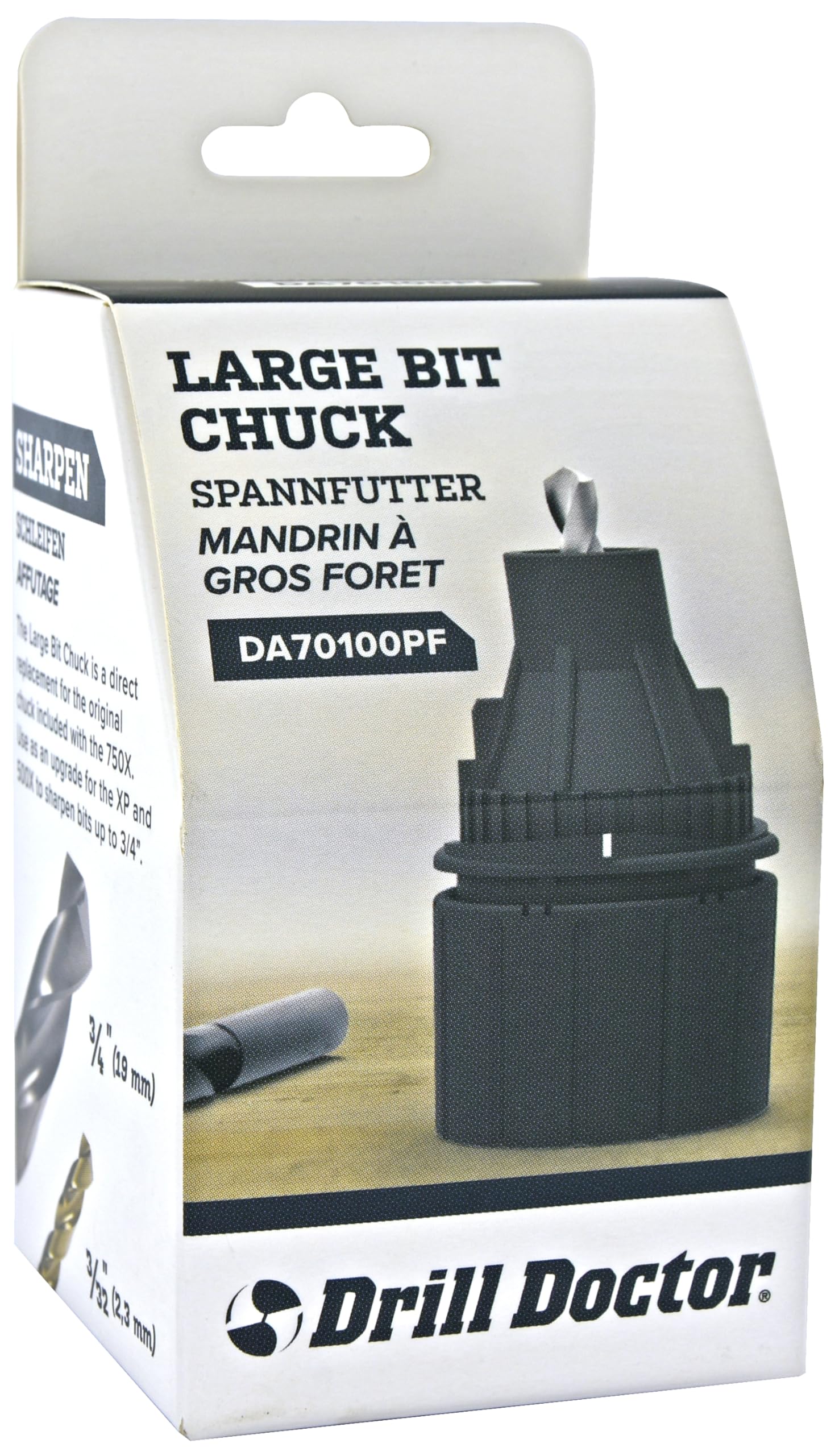 TIVOLY Drill Doctor – Mandrino, per Diametro di 2,5 a 19 mm