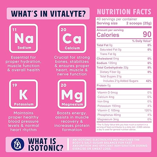 Miniatura 7 de Electrolytes Powder - Mezcla de bebida isotónica de electrolitos para aumentar y recuperar energía, polvo de hidratación para aumentar la
