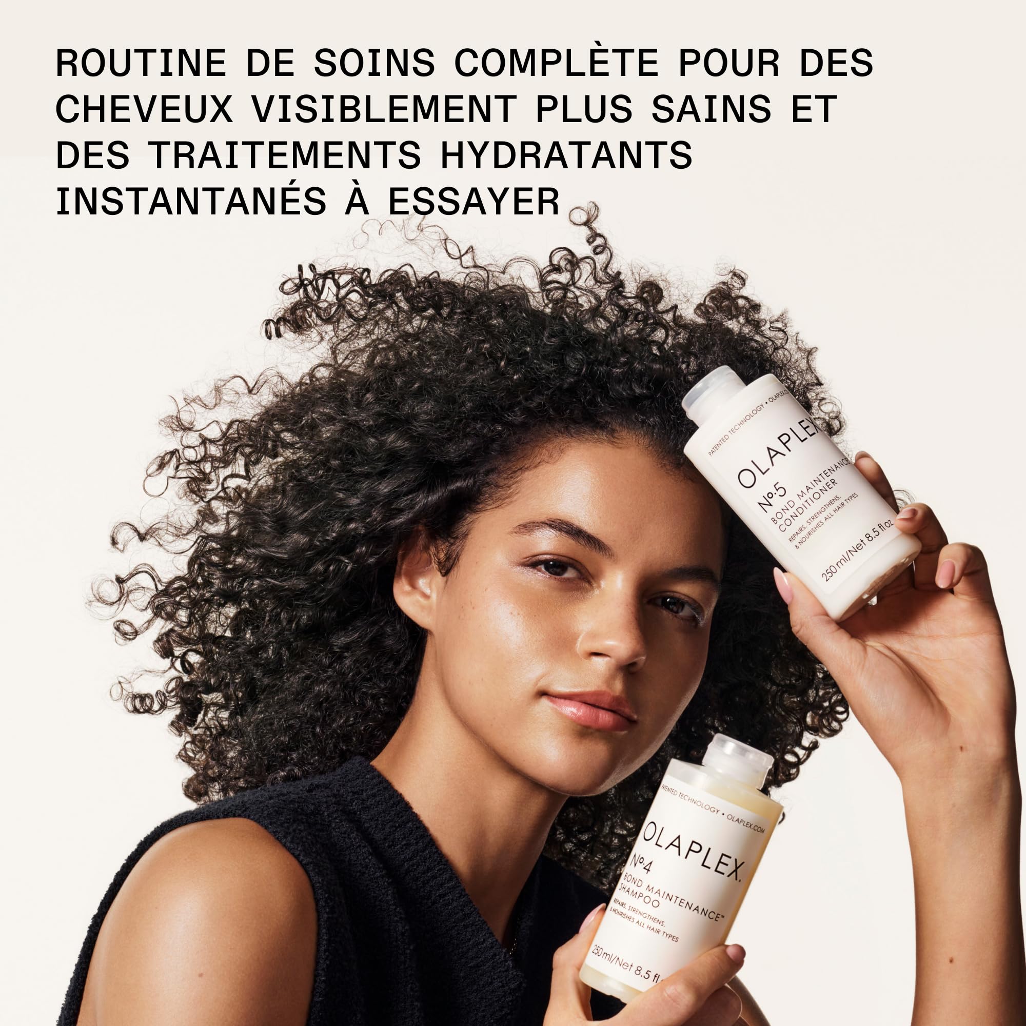 Kit capillaire Wash and Shine Olaplex : N°.4, N°.5, N°.7 (7.5 ml), ensemble de shampoing et d'après-shampoing pour laver, hydrater et contrôler les frisottis pendant 72 heures